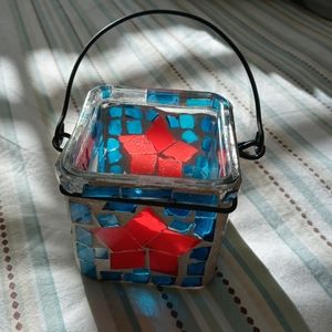 Handmade star glass square